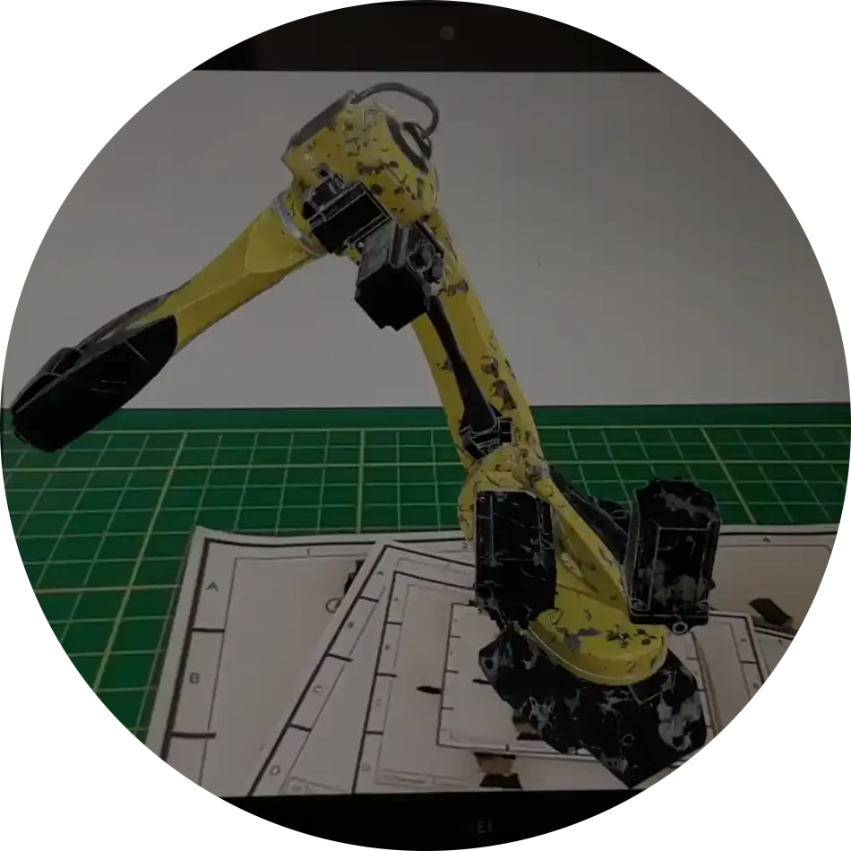 Augmented Reality Robot Presentation